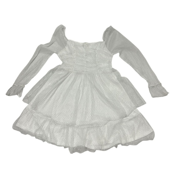 Altar'd White Mini Tiered Women's Dress Large - Picture 1 of 14